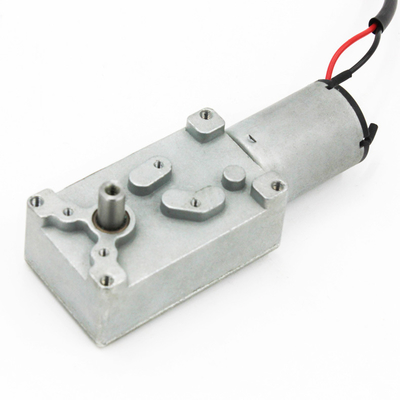 Motoriduttore elettrico a micro vite senza fine a prova di gocciolamento CC 12V Motoriduttore a spazzola a basso numero di giri con riduttore