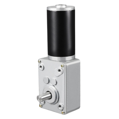 60kg-cm DC 24v 3rpm Motoriduttore a vite senza fine a prova di gocciolamento Coppia elevata velocità reversibile Ridurre il motore del cambio a turbina elettrica Albero da 8 mm